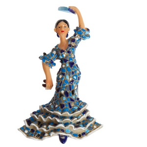 MAGNET FLAMENCA MOSAIC BLAU