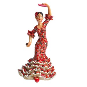 FLAMENCA TRENCADIS 12 CM VERMELLA