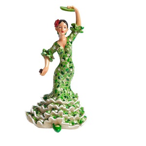 FLAMENCA TRENCADIS 12 CM VERDA