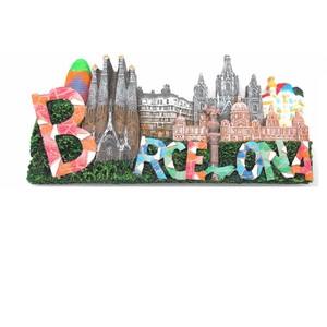 MAGNET BARCELONA TRENCADIS COLORS BODEGO 9.5CM