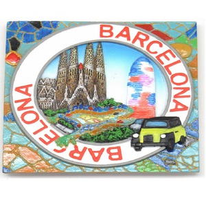 MAGNET TRENCADIS/RODONA DRAC BCN 7.5CM