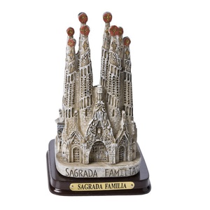 MAQUETA SAGRADA FAMILIA 8 TORRES GRIS 12CM