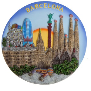 PLAT ALBADA BARCELONA 16CM