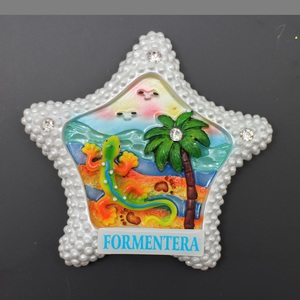 MAGNET ESTRELLA MAR PLATJA DRAC ASSORTIT 6.5X7.5CM