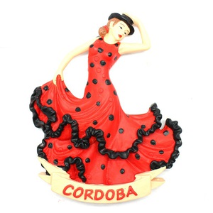 IMAN FLAMENCA SOMBRERO CORDOBA 6X8CM SURTIDO COLORES