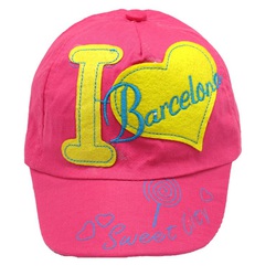 GORRA NIÑA TEJANA I LOVE BARCELONA