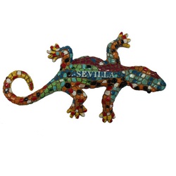 LAGARTO MOSAICO SEVILLA 14 CM