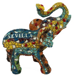 ELEFANTE MOSAICO SEVILLA 10 CM