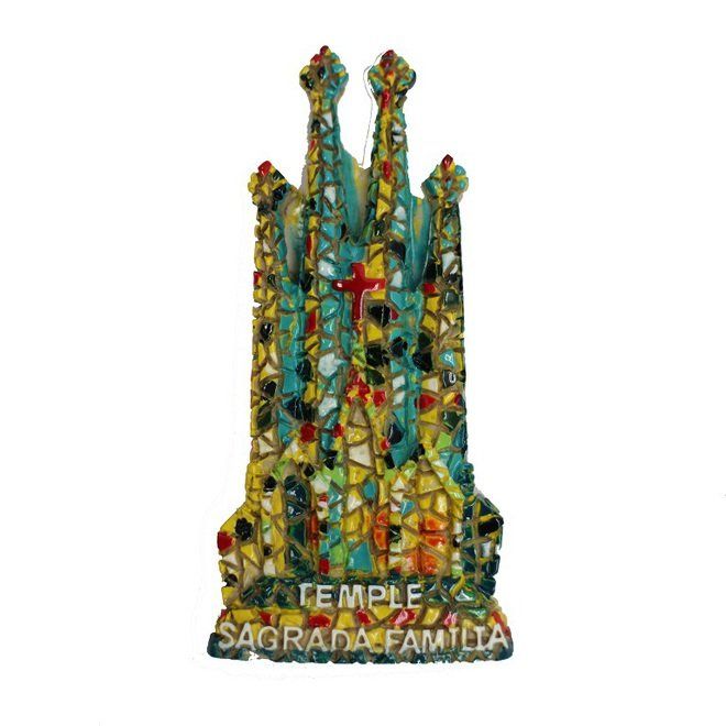 IMAN MOSAICO SAGRADA FAMILIA 9CM