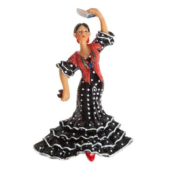 IMAN FLAMENCA TOPOS NEGRA