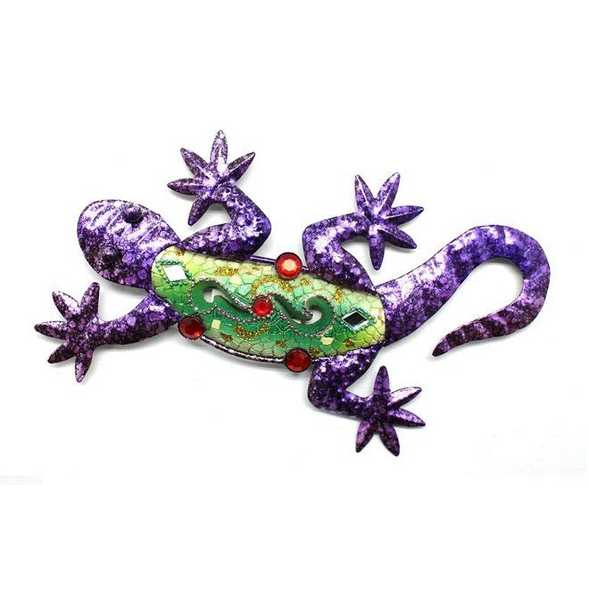 LAGARTO METALICO SURTIDO PARA COLGAR 16X10CM