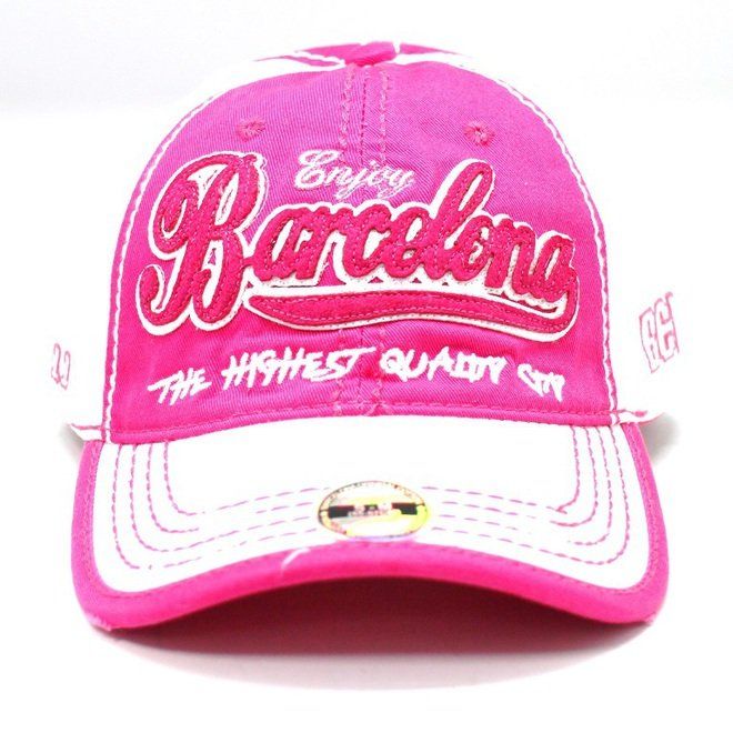 GORRA ENJOY BARCELONA SPECIAL PINK WHITE