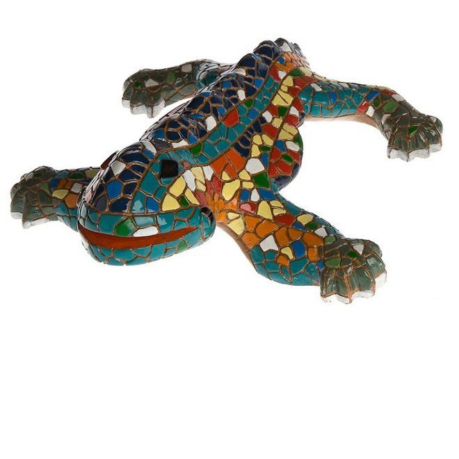 LAGARTO GAUDI MOSAICO 9.5CM