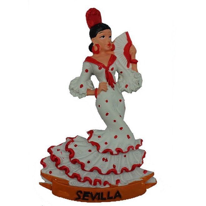 IMAN FLAMENCA PEINETA SEVILLA SURTIDO COLORES 5.5X9CM