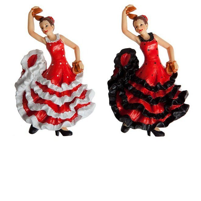 IMAN FLAMENCA CON CASTAÑUELAS DE 9.5CM