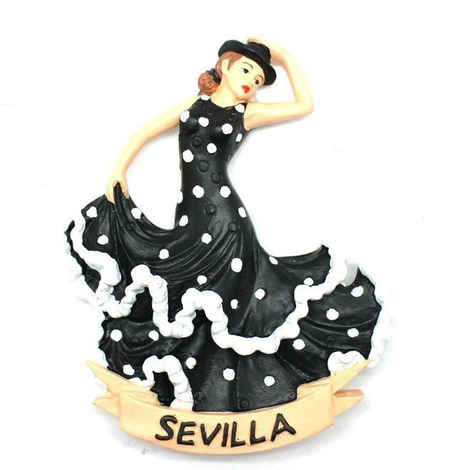 IMAN FLAMENCA SEVILLA 6X8CM SURTIDO COLORES