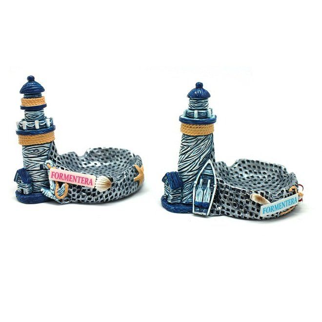 FARO CENICERO ANTIQUE BLUE 9.5X9CM