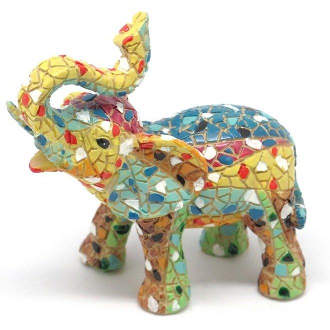 ELEFANTE MOSAICO 9X9X3CM