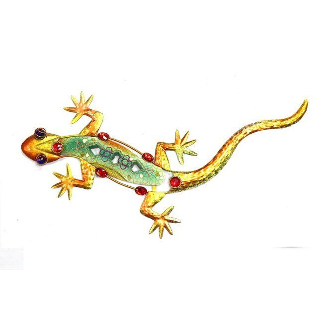 LAGARTO METALICO SURTIDO PARA COLGAR 45X18CM