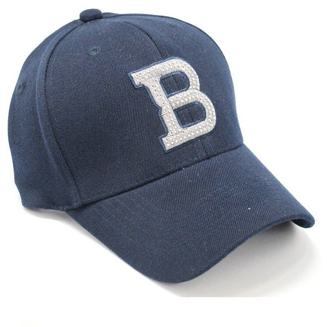 GORRA BORDADO B CON PEDRERIA NAVY