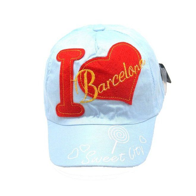 GORRA NIÑO I LOVE BARCELONA BLUE